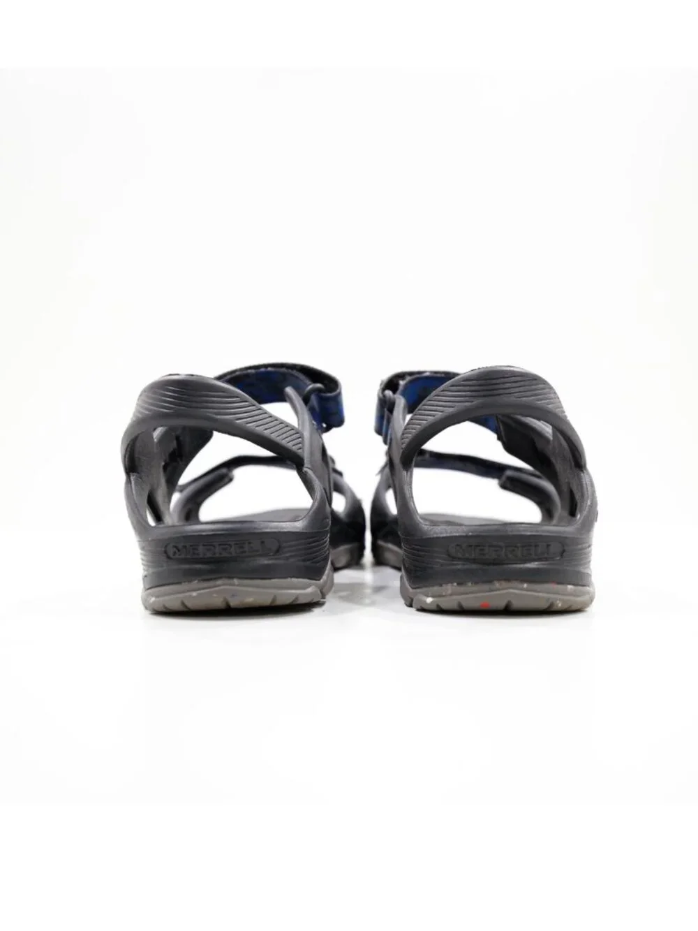 Merrell Hydro Drift Black & Blue Lightweight Adjustable Sandals - Youth 4